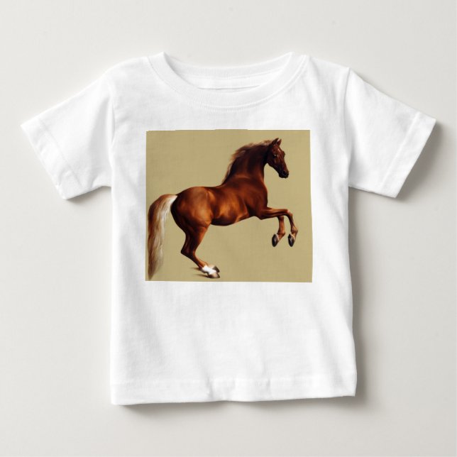 Whistlejacket horse by George Stubbs Baby T-shirt (Vorderseite)