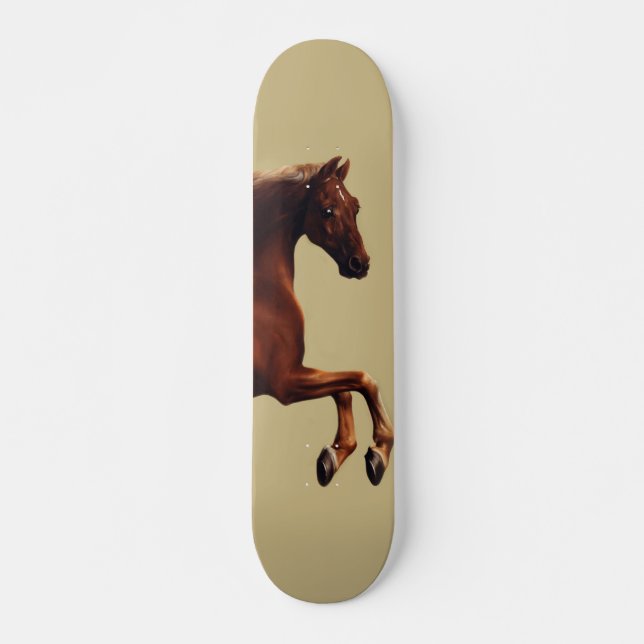 Whistlejacket horse by George Stubbs Skateboard (Vorne)