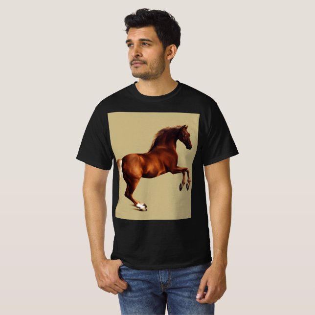 Whistlejacket horse by George Stubbs T-Shirt (Vorne ganz)