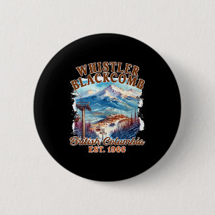 Whistler Blackcomb British Columbia Natur Button