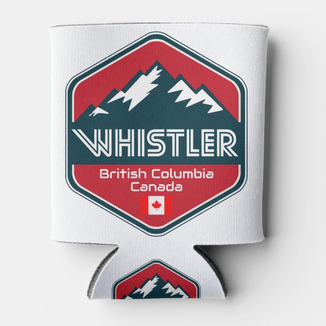 Whistler British Columbia Canada Design Dosenkühler (Vorderseite)