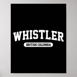 Whistler British Columbia Kanada Skiberg Skifahren Poster