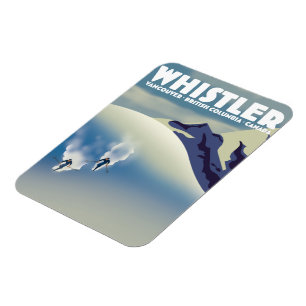 Whistler British Columbia Kanada Skifahren Magnet