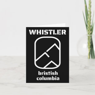 Whistler British Columbia Kanada Skifahren Snowboa Karte
