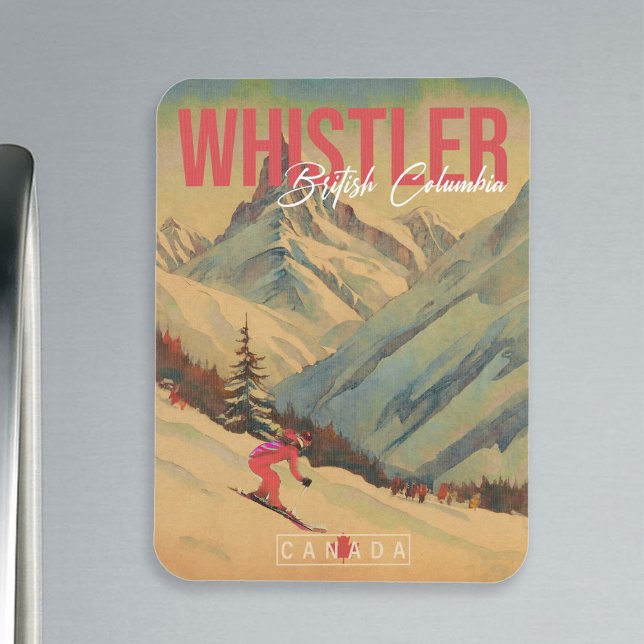 Whistler British Columbia Kanada Vintagen 1960er Magnet (Von Creator hochgeladen)