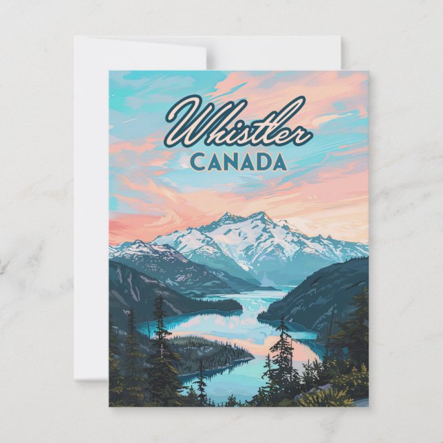 Whistler Canada British Columbia Ski Resort Card (Vorderseite)