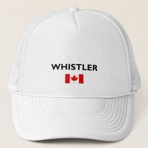 Whistler Canada Canadian Flag Light Color Truckerkappe