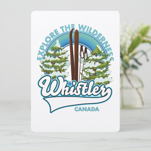 Whistler Canada, erkunden Sie die Wildnis, das Ski (Stehend Vorderseite)
