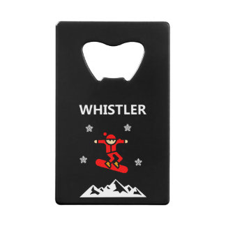 Whistler Canada Flying Snowboarder Color
