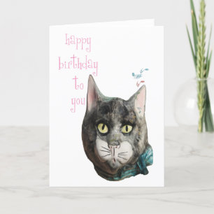 Whistler Chat Bonne Carte Anniversaire