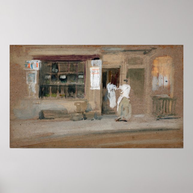 Whistler - Fronten des Chelsea-Shops Poster (Vorne)