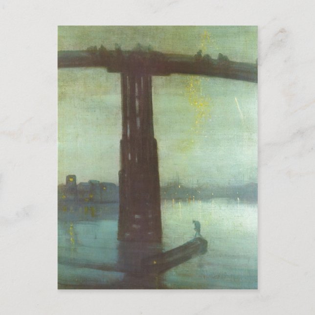 Whistler, James McNeill Die alte Battersea Br?cke: Postkarte (Vorderseite)