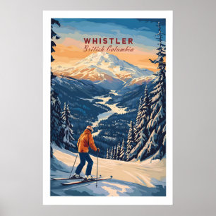 Whistler-Reiseposter - British Columbia 1 Poster