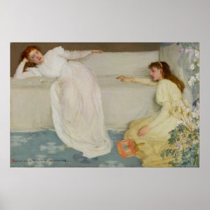 Whistler - Symphonie in Weiß Poster