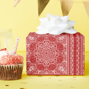 Whitanna Design Umschlagpapier für Red und White  Geschenkpapier