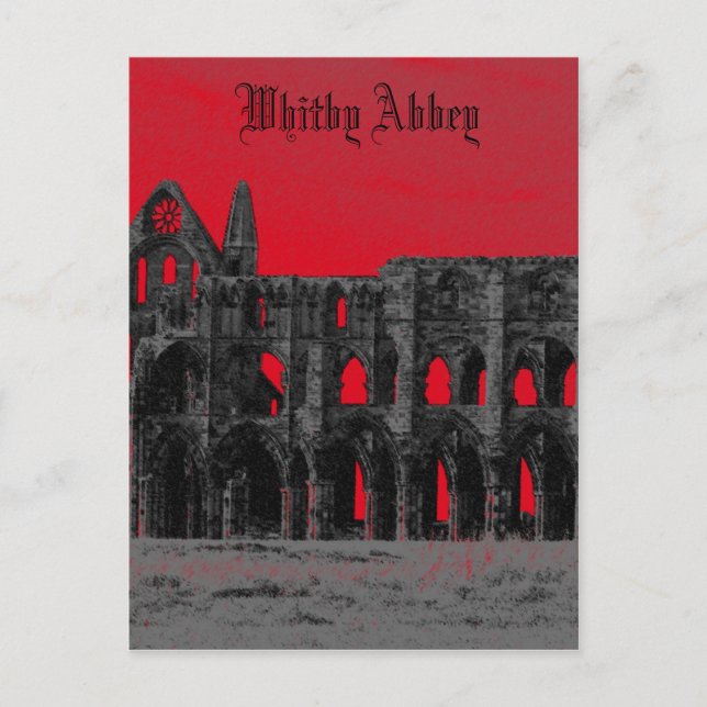Whitby Abtei Postkarte (Vorderseite)