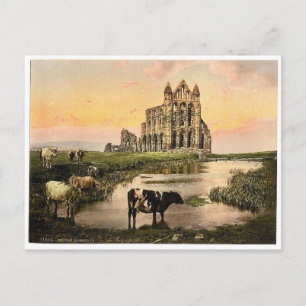 Whitby, die Abtei, III., Yorkshire, England selten Postkarte