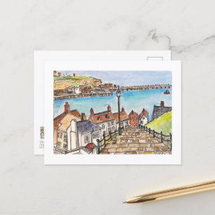 Whitby, England Postkarte