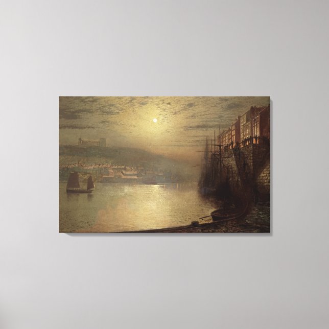 Whitby (Öl auf Leinwand) Leinwanddruck (Vorderseite)