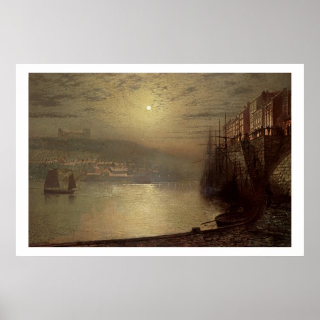 Whitby (Öl auf Leinwand) Poster (Vorne)