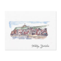 Whitby, Yorkshire Aquarellkarte