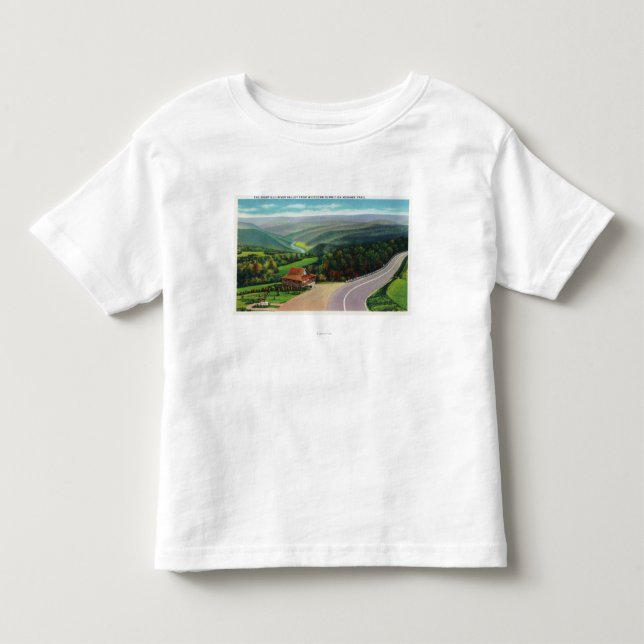 Whitcomb Gipfel von Deerfield River Valley Kleinkind T-shirt (Vorderseite)
