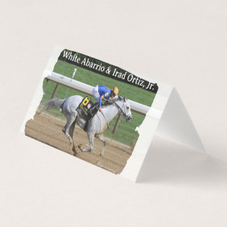 White Abarrio und Irad Ortiz, Jr. - Notizkarte