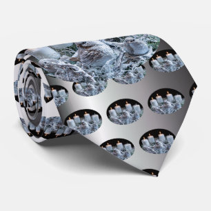 White Advent Kreath Krawatte