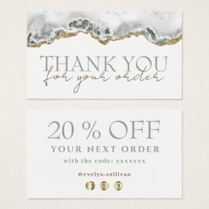 White Age danke Ihnen Discount Card