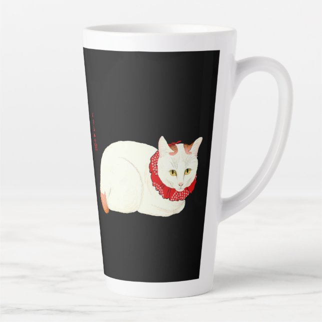 White and Ginger Japanese Cat Milchtasse (Rechts)