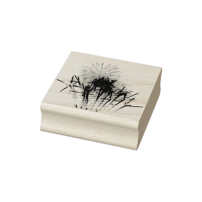 White and Gold Fireworks I Patriotic Celebration Gummistempel (Stempel)