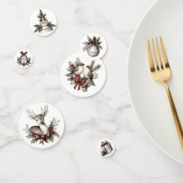 WHITE AND MAUVE HOLIDAY CHRISTMAS THEME KONFETTI