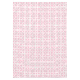 White and Pink Cane Webbing Tischdecke