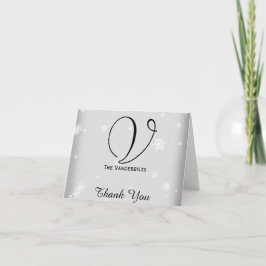 White and Silver Snowflake Wedding Danke