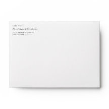 White Anemone Bouquet Envelope