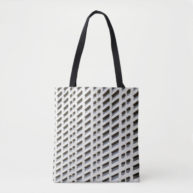 White architecture plan wallpaper tasche (Vorderseite)