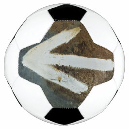White Arrow Soccer Ball