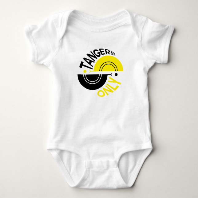 White Baby Bodysuit Strampler (Vorderseite)