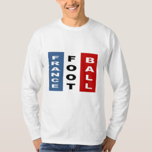 White Basic T-Shirt FRANCE FOOTBALL