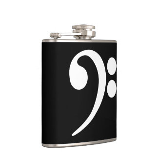 White Bass Clef Flachmann