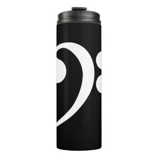 White Bass Clef Thermosbecher