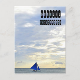 White Beach Boracay Postkarte