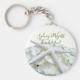 White Beach Hochzeit Starfish Favoriten Schlüsselr Schlüsselanhänger