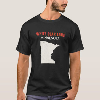 White Bear Lake Minnesota USA Staat Amerika Reisen T-Shirt