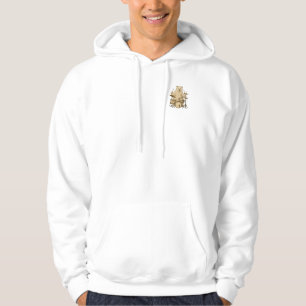 White Bear spielt Schlagzeug Drummer Men's T - Shi Hoodie