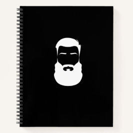 White Beard Spiral Notebook Notizbuch
