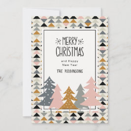 White Beige Minimal Skandinavien Frohe Weihnachten