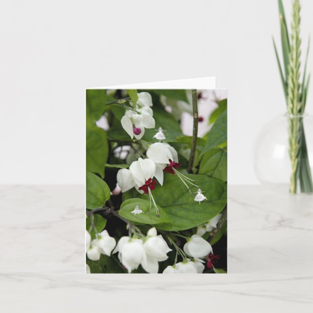 White Bells Shadow Fairies Karte (Vorderseite)