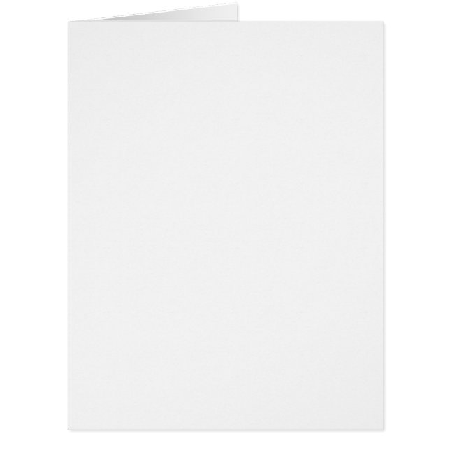 White BIG Grußkarte (Vorderseite)