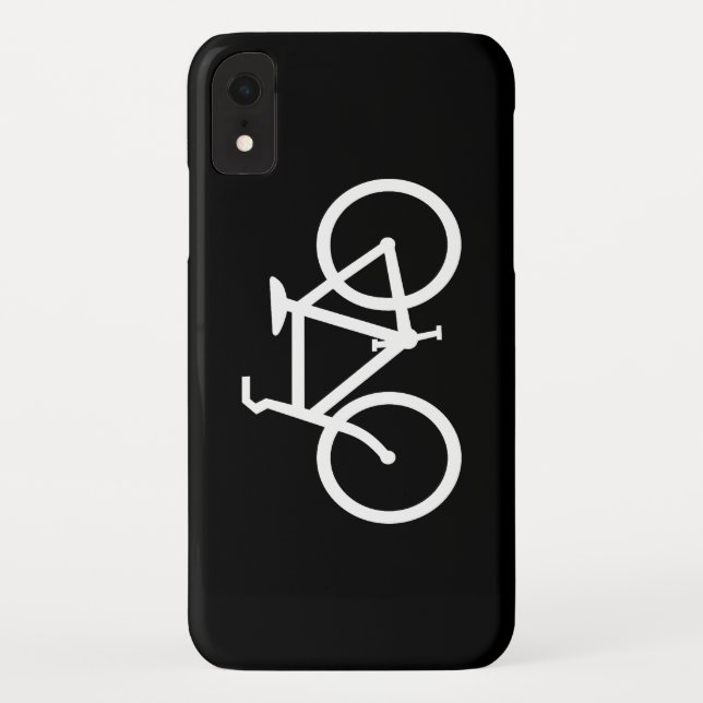 White Bike Route Case-Mate iPhone Hülle (Rückseite)